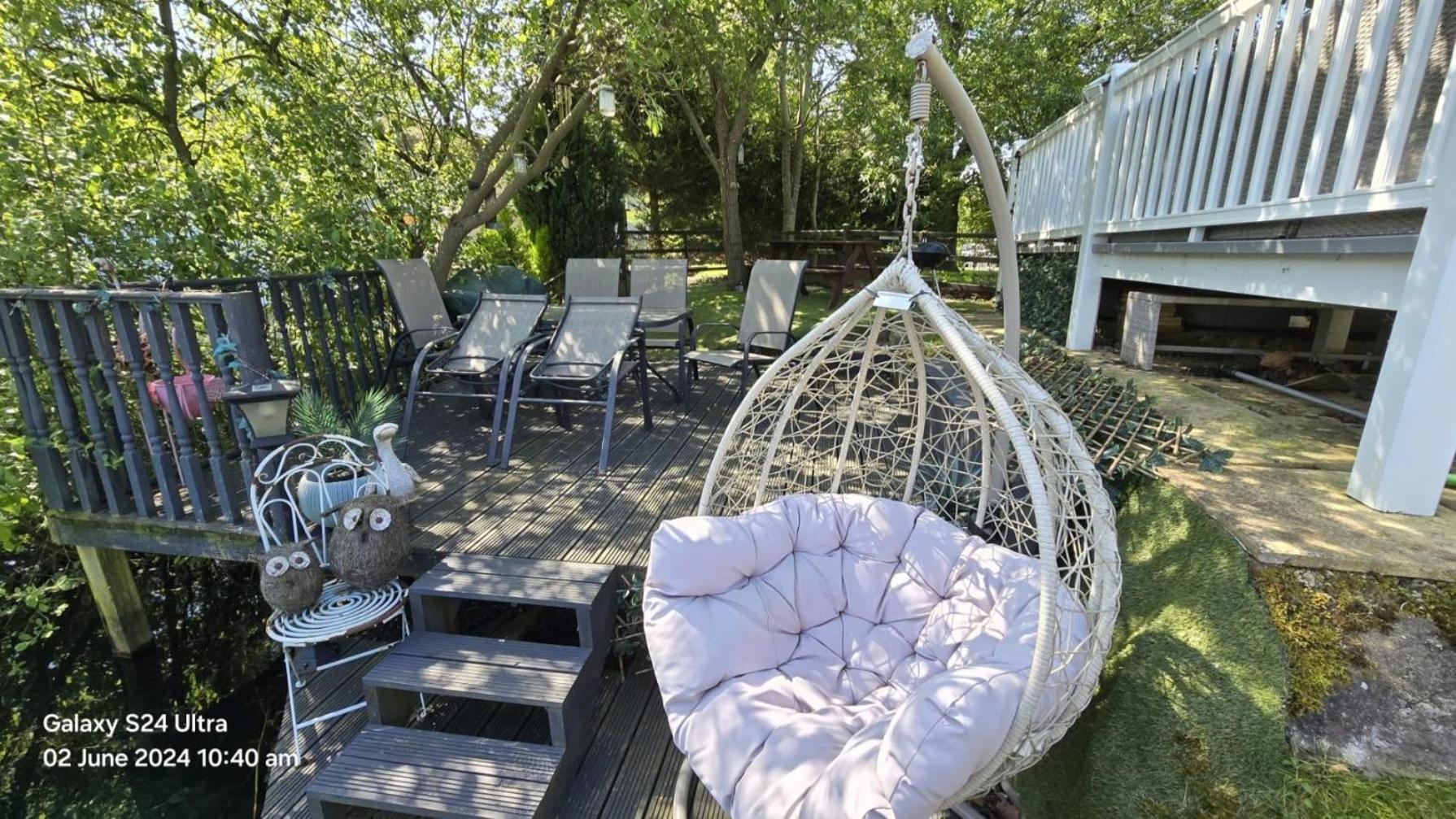 Luxury Lakeside Caravan With Hottub And Private Fishing Peg, Tattershall Lakes Exterior foto